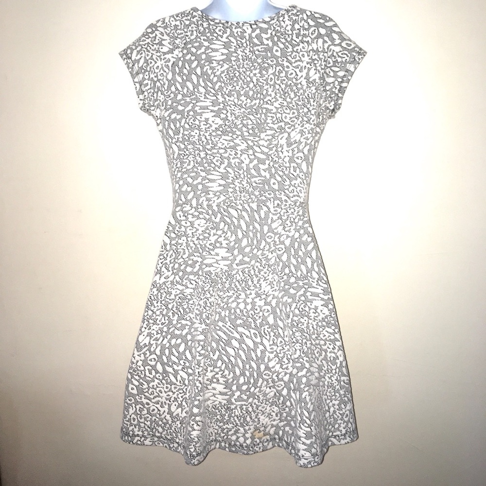 Black and White Skater Dress Small